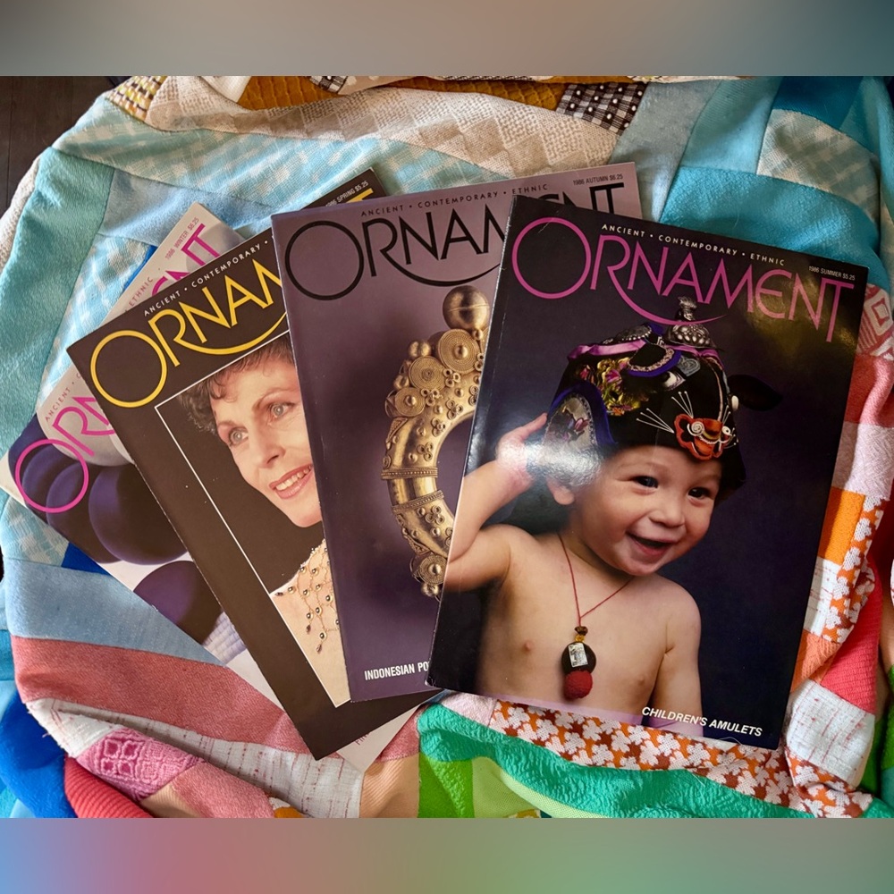4 Vintage Ornament Magazines